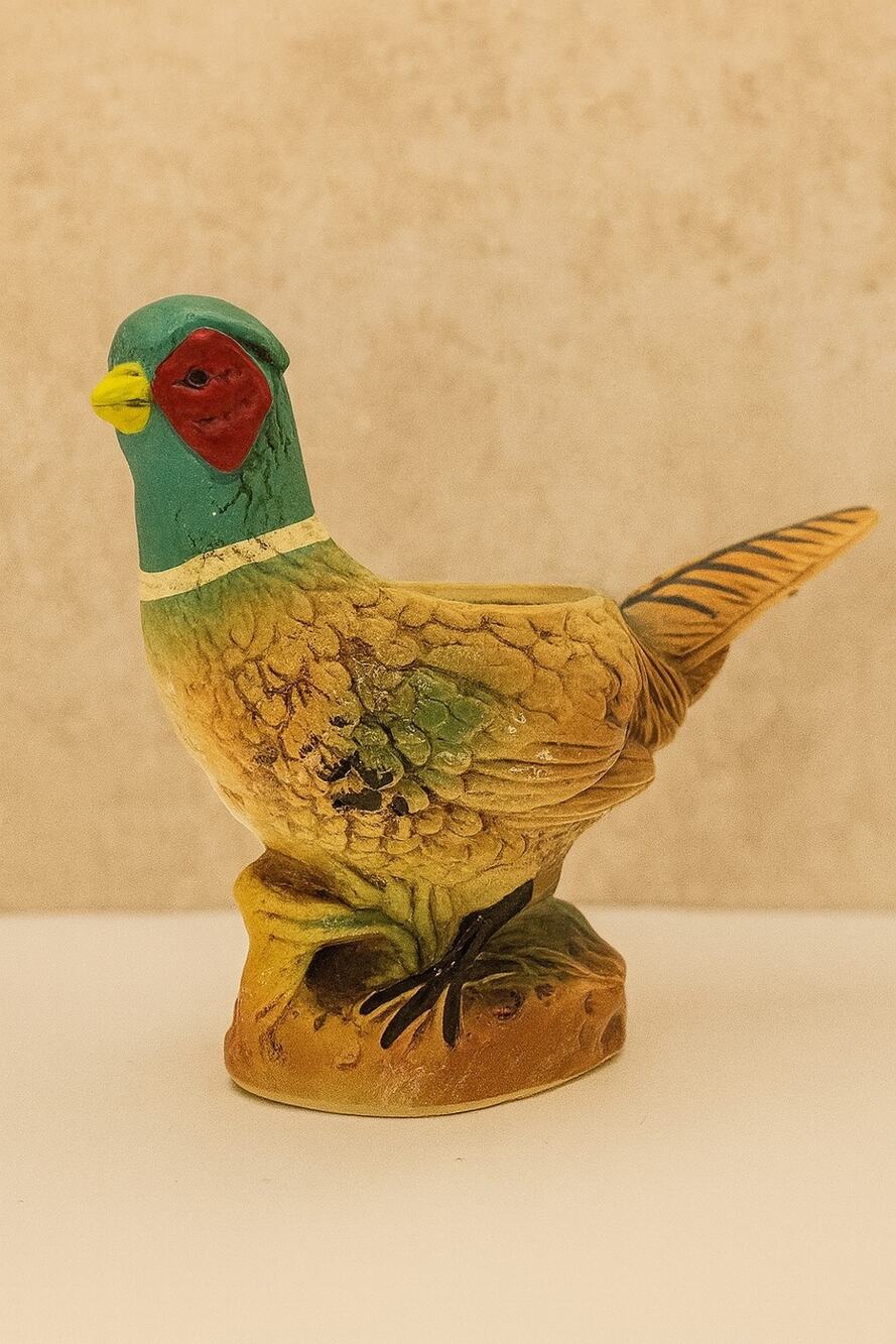 Vintage Caffco Japan Pheasant Planter Figurine Mid-Century Cabin, Rustic,...